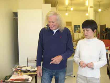 Wang Yu with Michel Nau