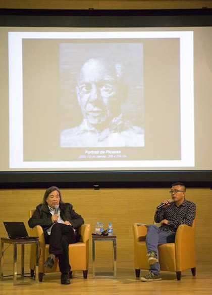  Yan Pei-Ming  -  CAFA lecture 