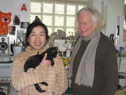 Sun Xue with Michel Nau