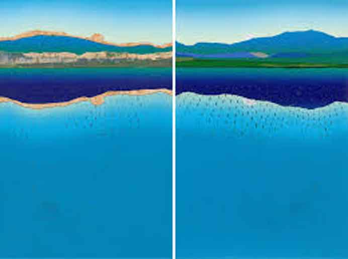 Li Ping-Yi 李屏宜 - Good Morning - Oil Woodcut, relief paint - 45 x 60 cm - 2022 Li Ping-Yi 李屏宜 - Good Morning - Oil Woodcut, relief paint - 45 x 60 cm - 2022