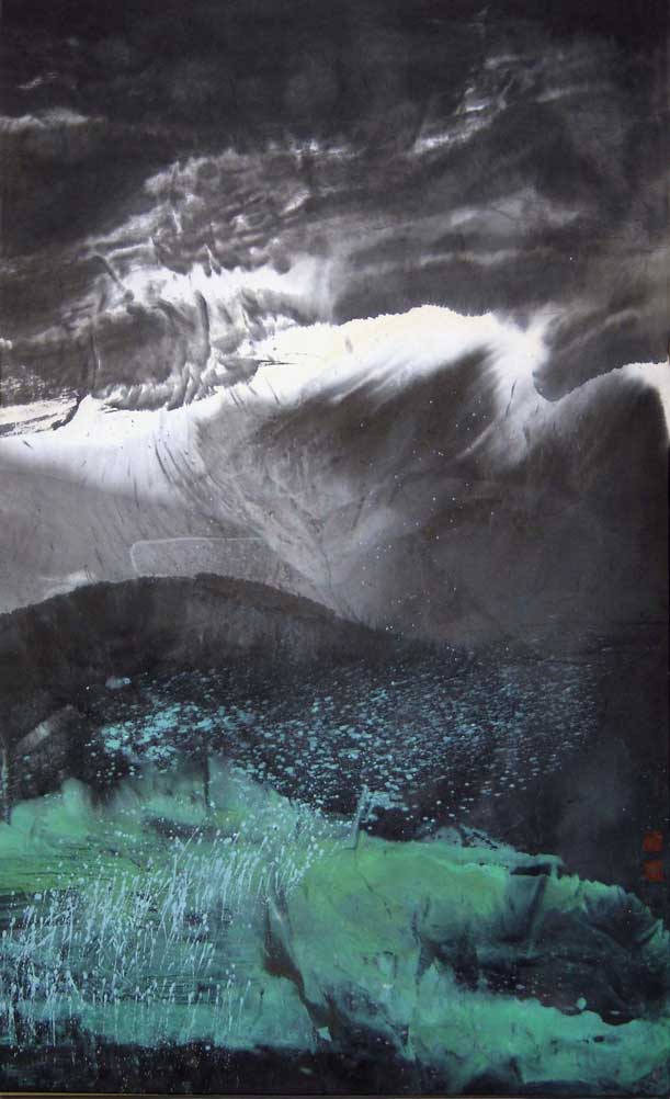 Zhou Gang 周刚 - Renaître 2007 encre sur papier Zhou Gang 周刚 - Renaître 2007 encre sur papier