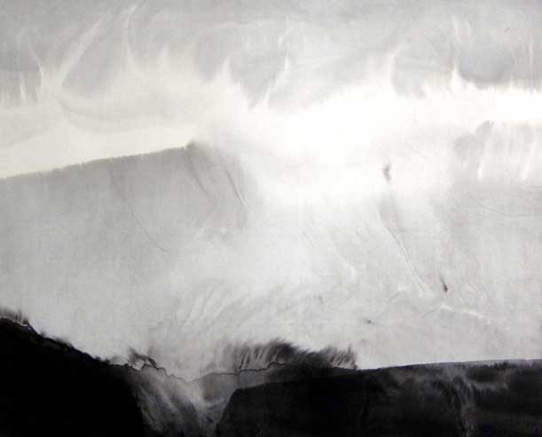 Zhou Gang 周刚 - écho 2005 encre sur papier Zhou Gang 周刚 - écho 2005 encre sur papier