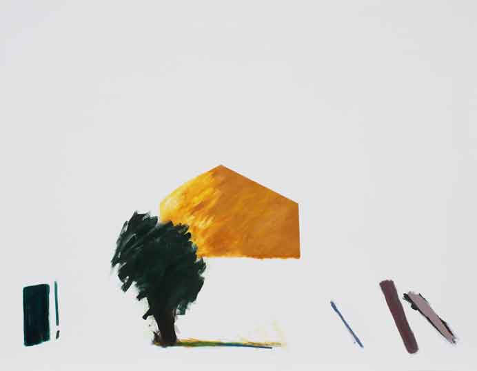 Chuang Tong-Chiao 莊東橋 - The Dream of Home 03  -  Acrylic on canvas  112 x 145.5 cm  -  2012