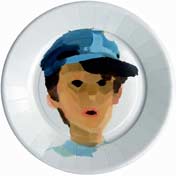 ©  Li Fang - série l'épique assiette -  n°
7 - 2010