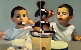 ©  Li Fang - série Portrait - Fontaine à chocolat n°5  - 2010