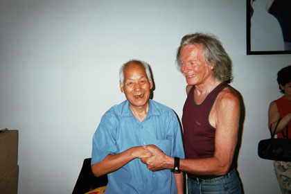 Michel Nau with Yang Zhifa