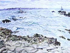 Zhongli Jin 金中利 - Les rochers et la mer  - 2005