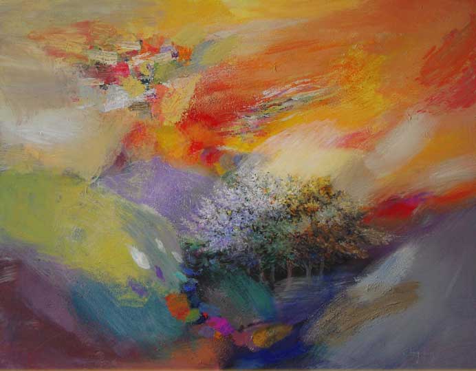  Chung-Hing  綠騎士 - Effusion 100cm x 81cm