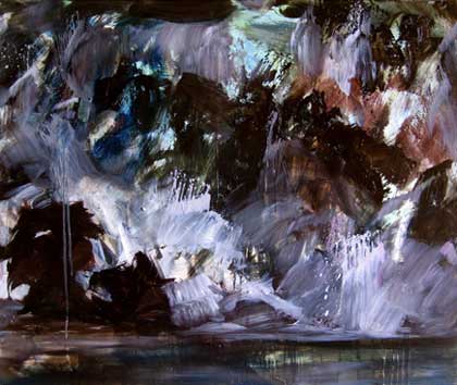 Ge Feng  葛峰 - série Espace inconnu,Huile sur toile  