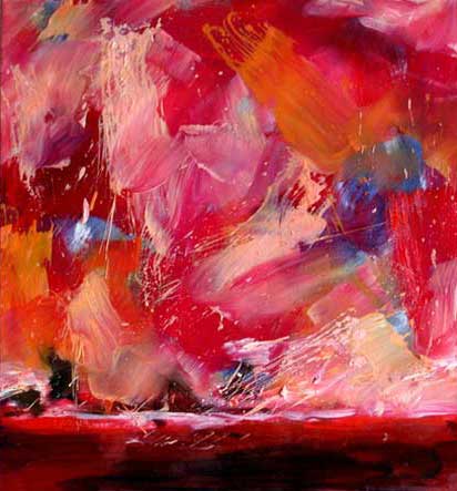 Ge Feng  葛峰 - série Espace inconnu,Huile sur toile