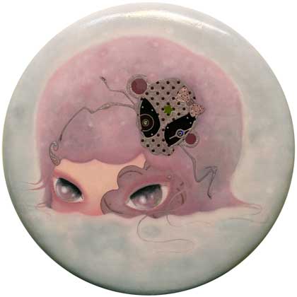  Chiu Chih-Wei 邱銍韋 - Hide, Φ 60cm acrylique sur toile 2011 