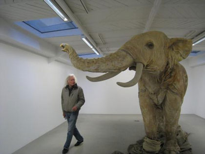 Michel Nau à la galerie Kamel Mennour 2009