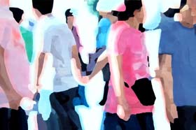 � Li Fang s�rie Passants - Shanghai 2008