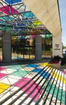 "Sous la couleur" de Daniel Buren / Photo : Etienne Lizambard