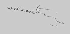Walasse Ting 丁雄泉  -  signature