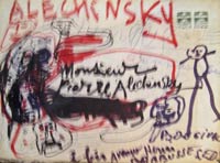 Walasse Ting and  Alechinsky  -  Private collection